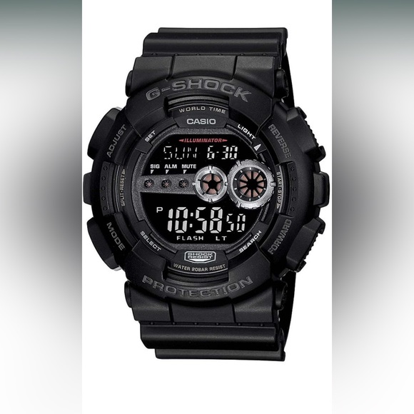 Casio Men's GD100-1BCR G-Shock XL Black Multi-Functional Digital Sport Watch - Picture 3 of 3